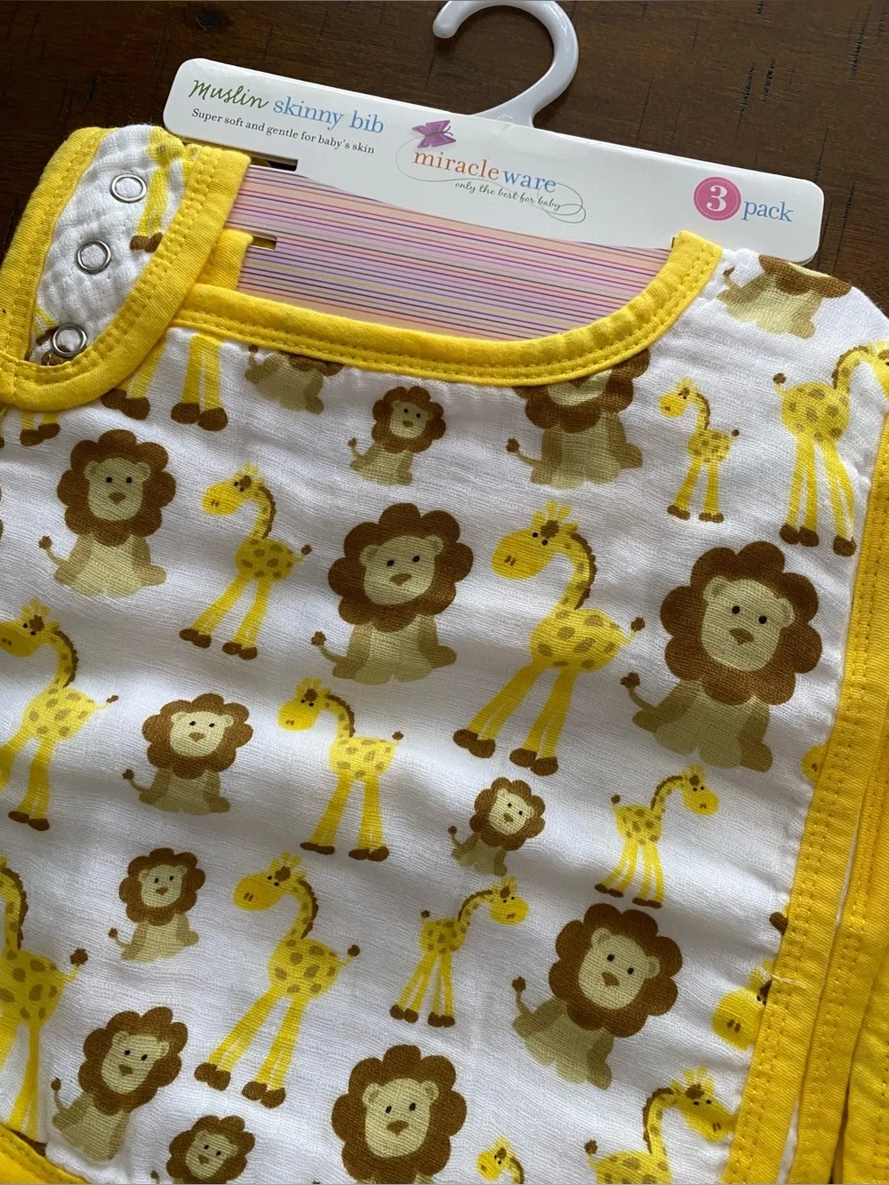 •NEW•{2 SETS} Miracle Ware Skinny Bib 3-Pack Set Bundle